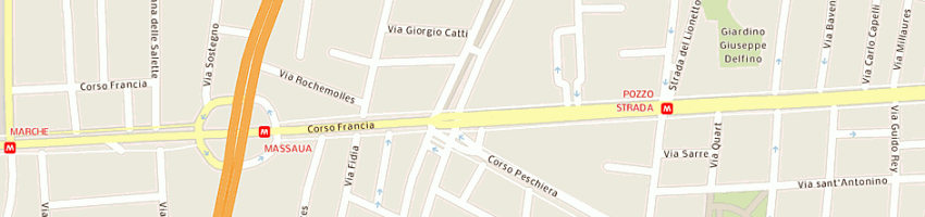 Mappa della impresa b one on site srl a TORINO