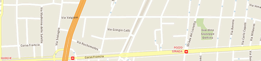 Mappa della impresa laboratorio odontotecnico cdz a TORINO