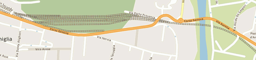 Mappa della impresa panetteria meineri di silvana e roberto meineri e c snc a VENTIMIGLIA