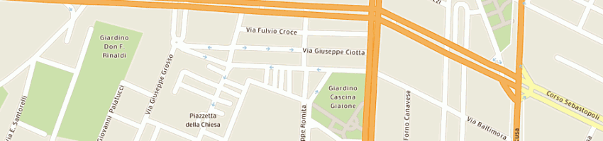 Mappa della impresa gfg informatica sas a TORINO