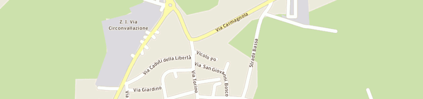 Mappa della impresa fratelli franco (snc) a CASALGRASSO