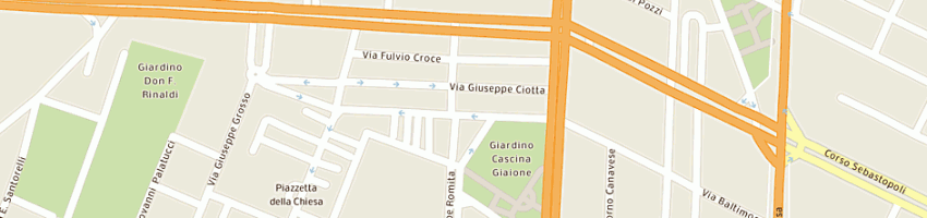 Mappa della impresa autosalone reni a TORINO
