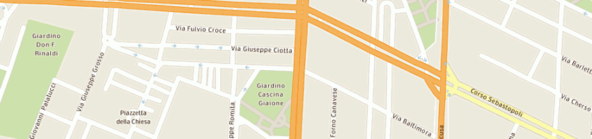 Mappa della impresa amiservice a TORINO