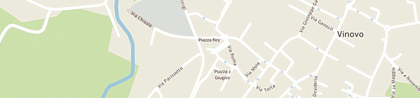 Mappa della impresa autoscuola vinovo di lacerenza vito a VINOVO