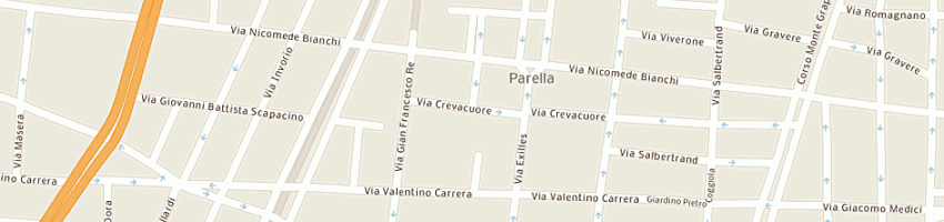 Mappa della impresa di viale giuliano a TORINO