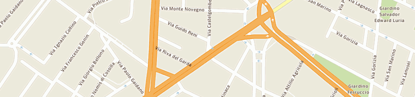 Mappa della impresa area sport srl a TORINO