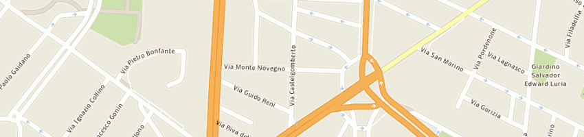 Mappa della impresa space sun snc di d'alessio eleonora e c a TORINO
