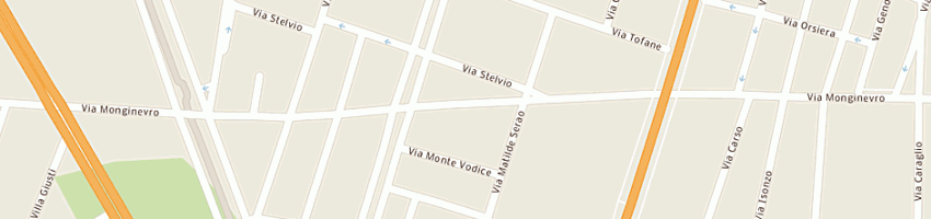 Mappa della impresa monginevro viaggi fcm (srl) a TORINO