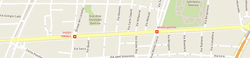 Mappa della impresa studio tecnico dei geometri bar e de salvo a TORINO