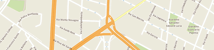 Mappa della impresa lucky di simula a a TORINO