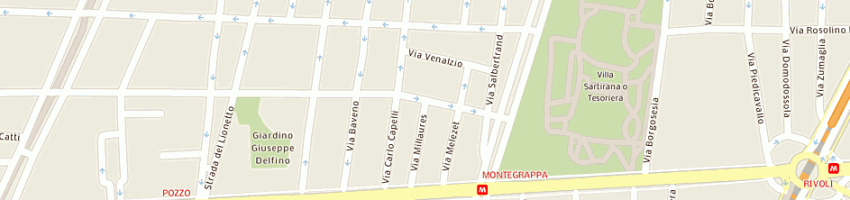 Mappa della impresa casa bella di ferraresi gian maria e c - sas con sigla casa bella sas a TORINO