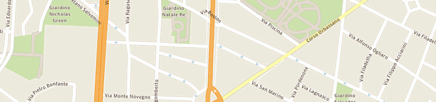 Mappa della impresa volante giosuele a TORINO