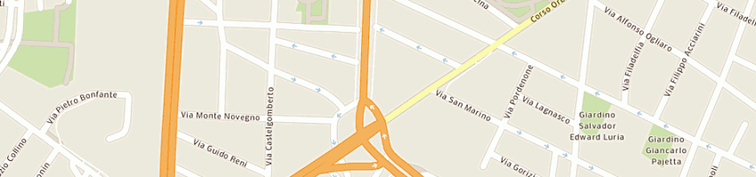 Mappa della impresa caretta efren a TORINO