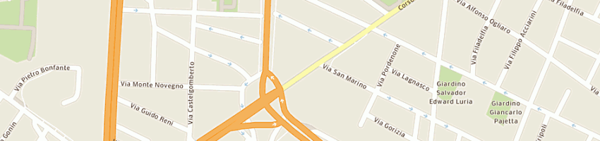 Mappa della impresa free trading srl a TORINO