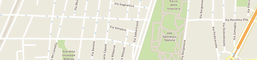 Mappa della impresa borio giuseppe a TORINO