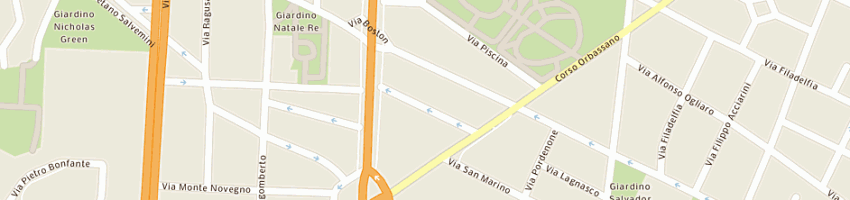 Mappa della impresa pentacom telecomunicazioni 2000 srl a TORINO