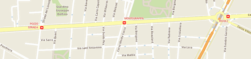 Mappa della impresa beach shining a TORINO
