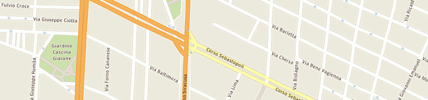 Mappa della impresa palestra yama - arashi a TORINO