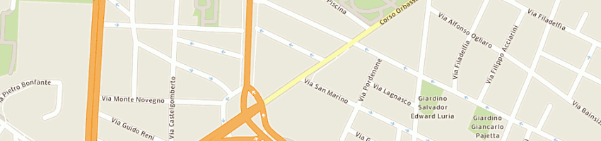 Mappa della impresa casano maria a TORINO