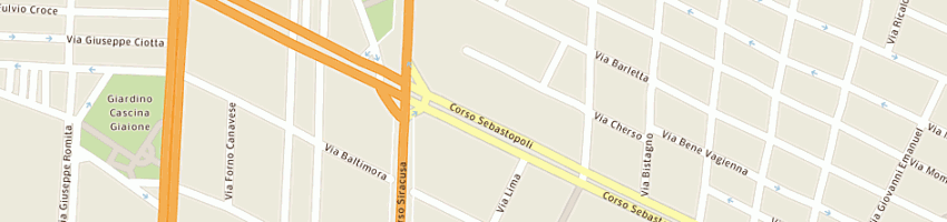 Mappa della impresa art srl a TORINO