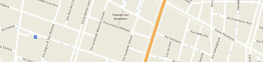 Mappa della impresa union tiles sas a TORINO