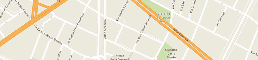 Mappa della impresa cipriani libera a TORINO