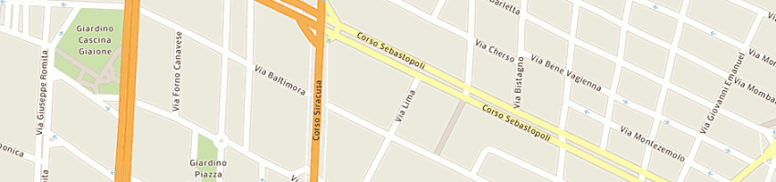 Mappa della impresa cleveland (spa) a TORINO