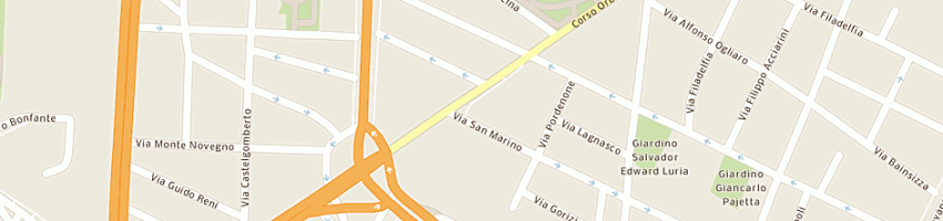 Mappa della impresa farmacia comunale n 1 a TORINO