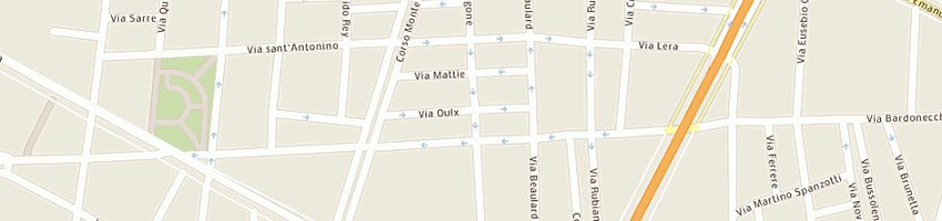 Mappa della impresa auri di vico gianluca a TORINO