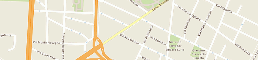Mappa della impresa albera igor a TORINO