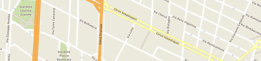 Mappa della impresa varallo alberto a TORINO