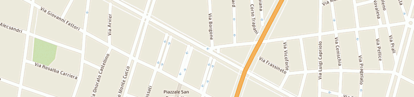 Mappa della impresa euro funerali srl a TORINO