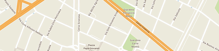 Mappa della impresa bianco francesca a TORINO