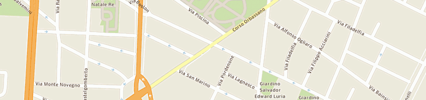 Mappa della impresa borgogno roberto a TORINO