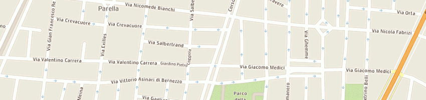 Mappa della impresa bertello luciano a TORINO