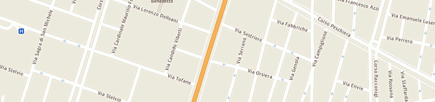 Mappa della impresa solemania sas di russo maria grazia e caviglia antonella e c a TORINO