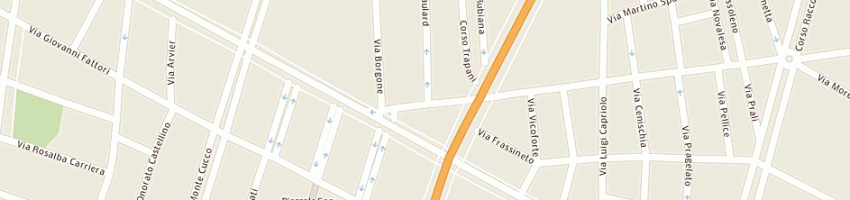 Mappa della impresa argento vivo di valsania vanna e c (sas) a TORINO