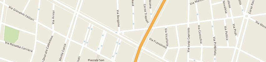 Mappa della impresa carluccio christian a TORINO