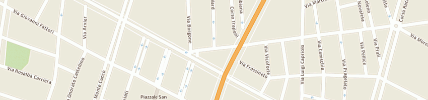 Mappa della impresa colorificio giolito di marchetti p e c (sas) a TORINO