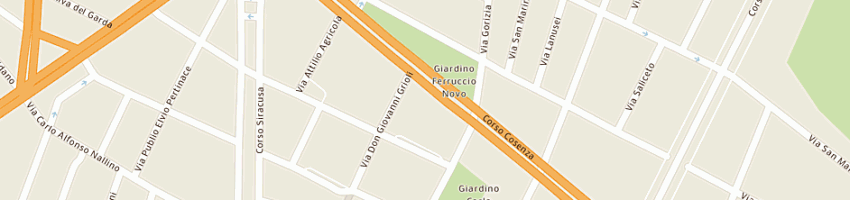 Mappa della impresa rosellotto - societa' semplice a TORINO
