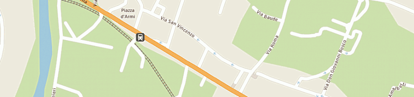 Mappa della impresa tipografia visentin d e c (snc) a VALLECROSIA