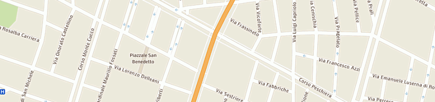 Mappa della impresa immobiliare gran san pietro srl a TORINO
