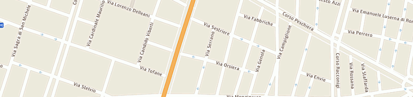 Mappa della impresa zagami laura a TORINO