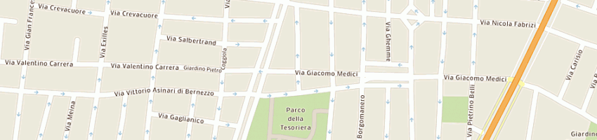 Mappa della impresa napoli arcangela a TORINO