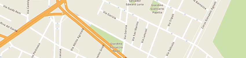 Mappa della impresa giannico nicola a TORINO