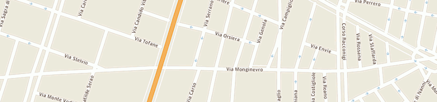 Mappa della impresa carrozzeria isonzo di franco michele e pilloni ugo (snc) a TORINO
