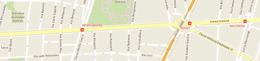 Mappa della impresa farmacia corso francia di barale viviana a TORINO