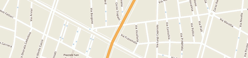 Mappa della impresa morei simonetta autotrasporti a TORINO