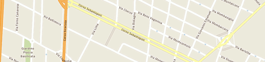 Mappa della impresa cerruti gianpiero a TORINO