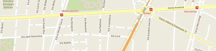 Mappa della impresa siciliano daniele a TORINO